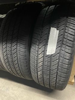 2 USED 27550R22  Bridgestone ALL SEASON tires for $200 installed and balanced. 80% tread left . 27550R22 275 50 22 275 50 R 22 275/50/22 275/50/R22  A