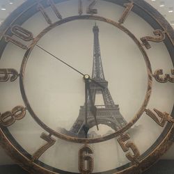 12” Eiffel Tower Clock