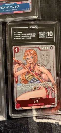One Piece Nami Japanese 25th edition Tag Gem 10