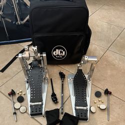 DW DWCPMDD2 MDD Machined Direct Drive Double Bass Drum Pedal - Polished (1Year Old)