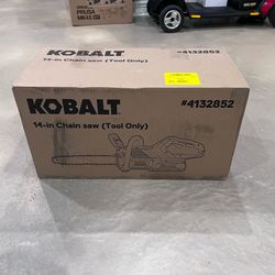 Brand New Kobalt Battery Powered 14" Chain Saw #(contact info removed)