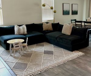 3 piece L shaped sectional couch