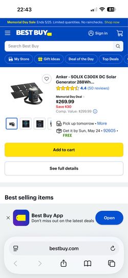 Anker Solix c300x with solar panels