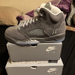 JORDAN 5 WOLF GREY 