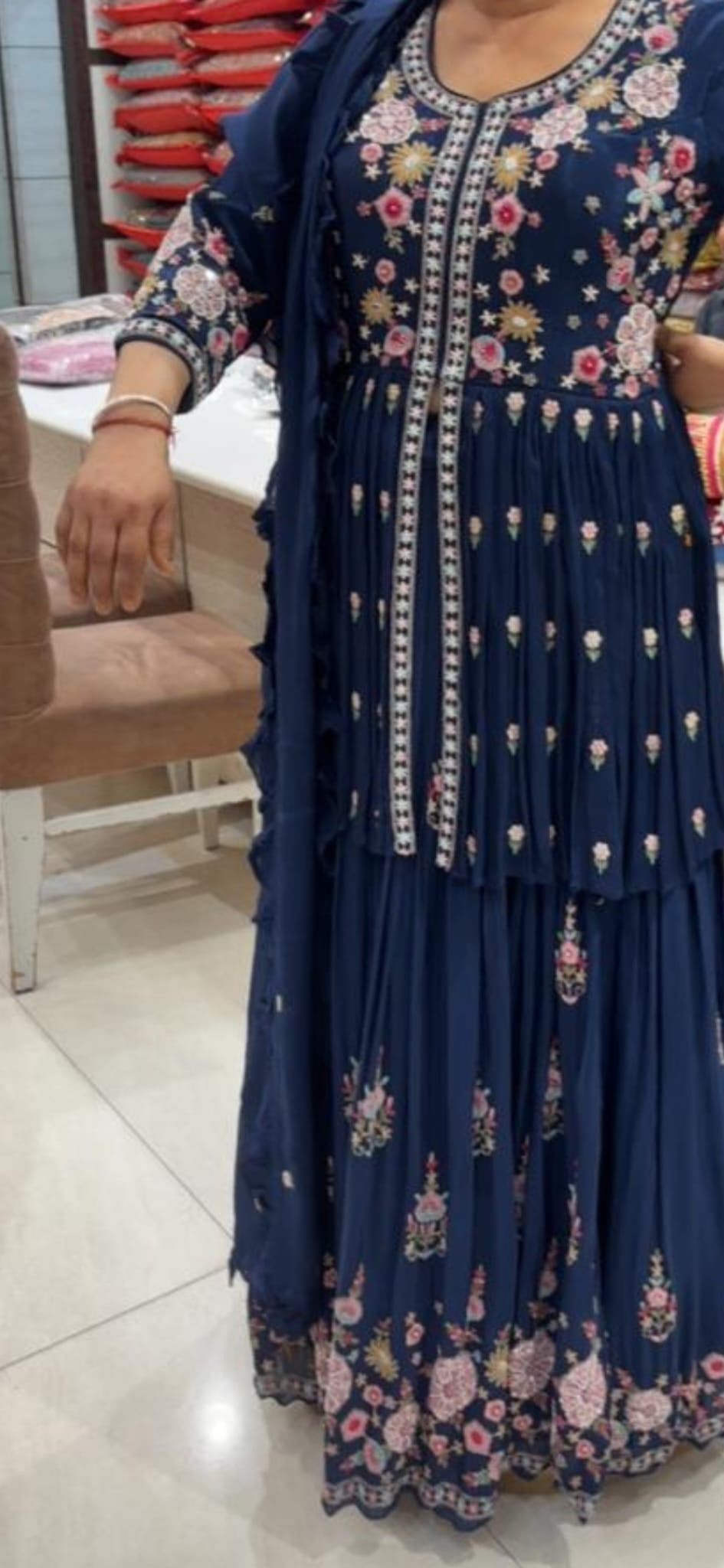 Party Wear Indian lehnga - Three Piece Dress