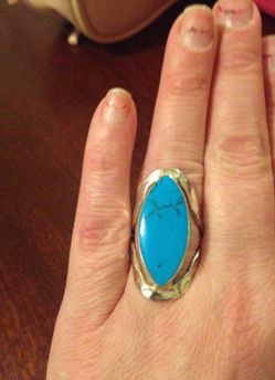 Beautiful big ring 925