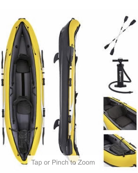 Brand new Tobin inflatable 2 person kayak!!!
