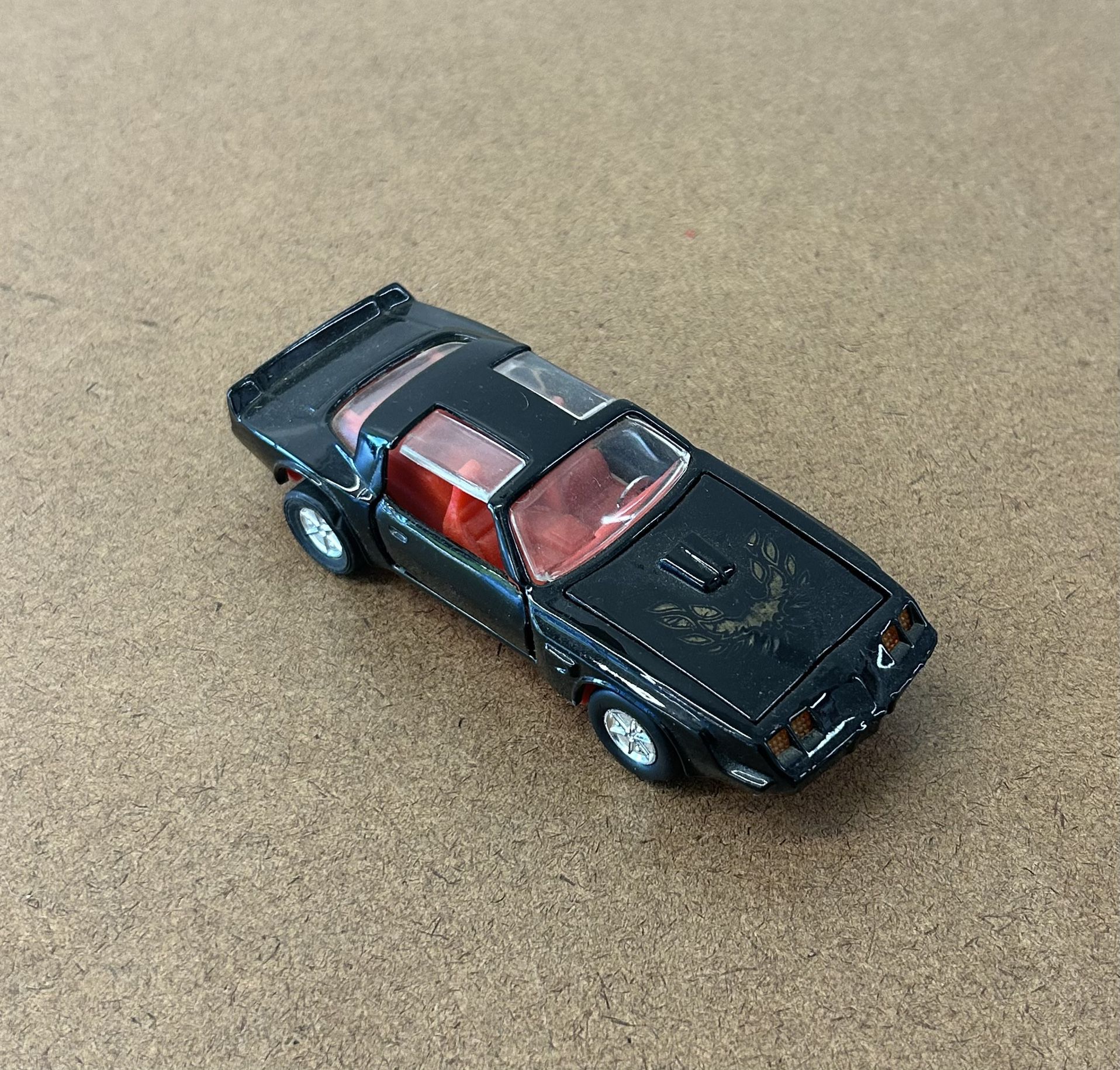 Vintage SS-906 “PONTIAC TRANS-AM” Pull Back Action 1:43 Scale Diecast Toy Replica Made In Hong Kong (pre-owned)