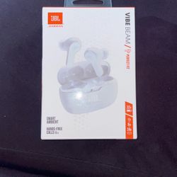 JBL Vibe Beam True Wireless Headphones - White, Small