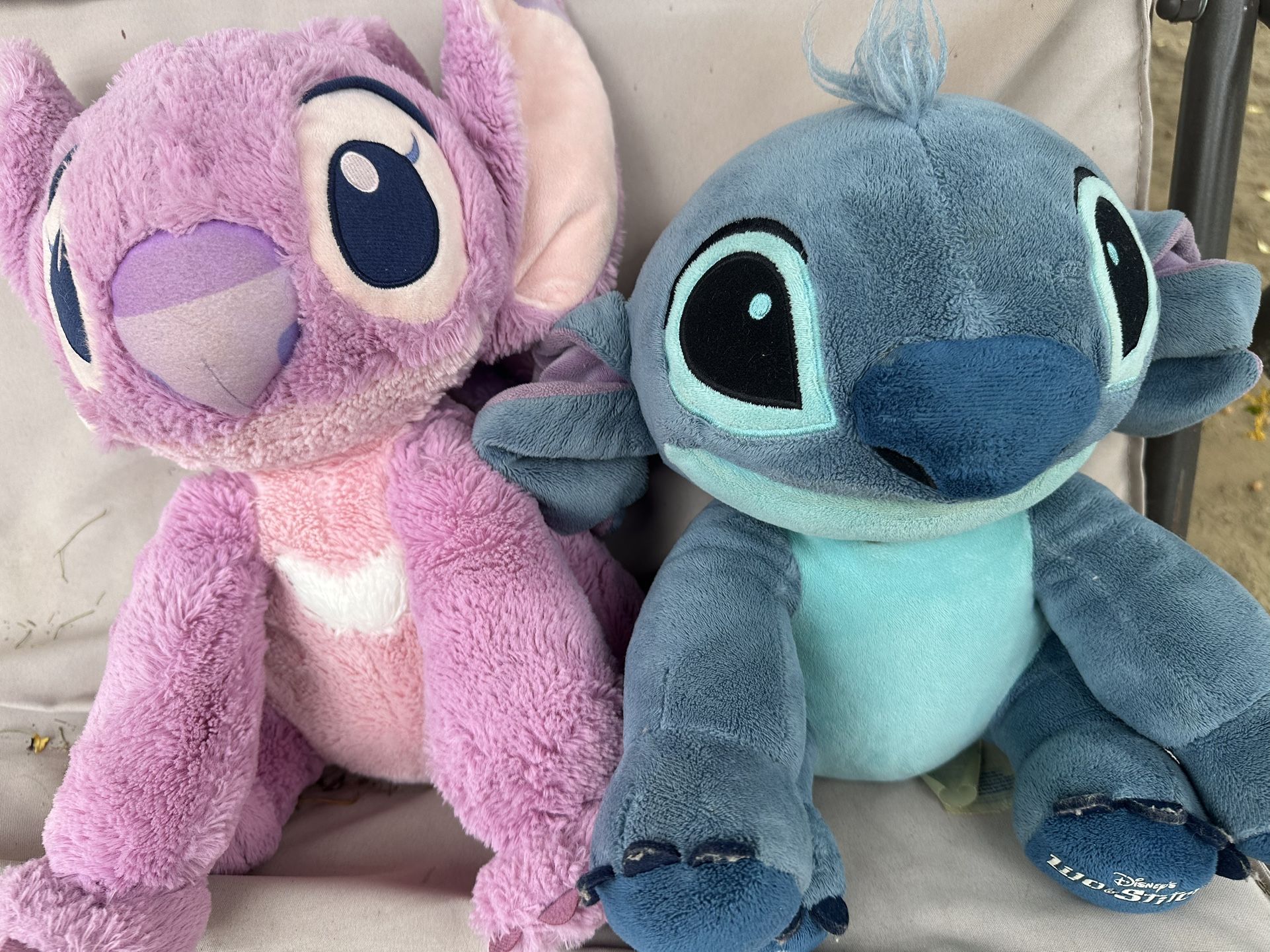 Stitch And Angel Plushie