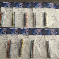 K-pop Demon Hunters Birthday Favor Coloring Packs