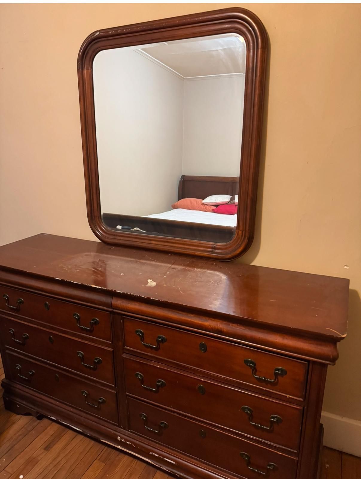 Dresser And Mirror