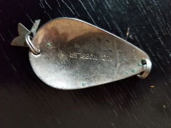 Old Wooden Fishing Lures and old spoon