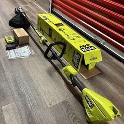 Ryobi 40V 15in String Trimmer Kit With Battery & Charger!! Brand New!