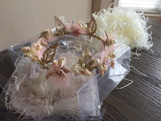 Wedding Butterfly flower tiara/ crown