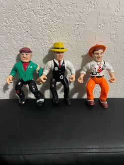 Vintage Dick Tracy Action Figures Lot