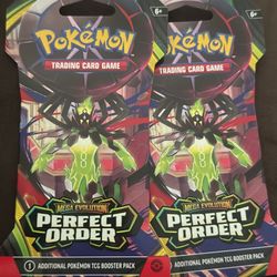 Pokemon Mega Evolution Perfect Order Sleeved Booster Pack
