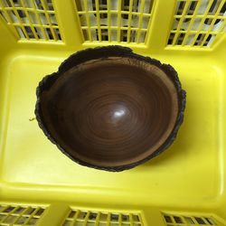 Walnut Burl Wood Bowl