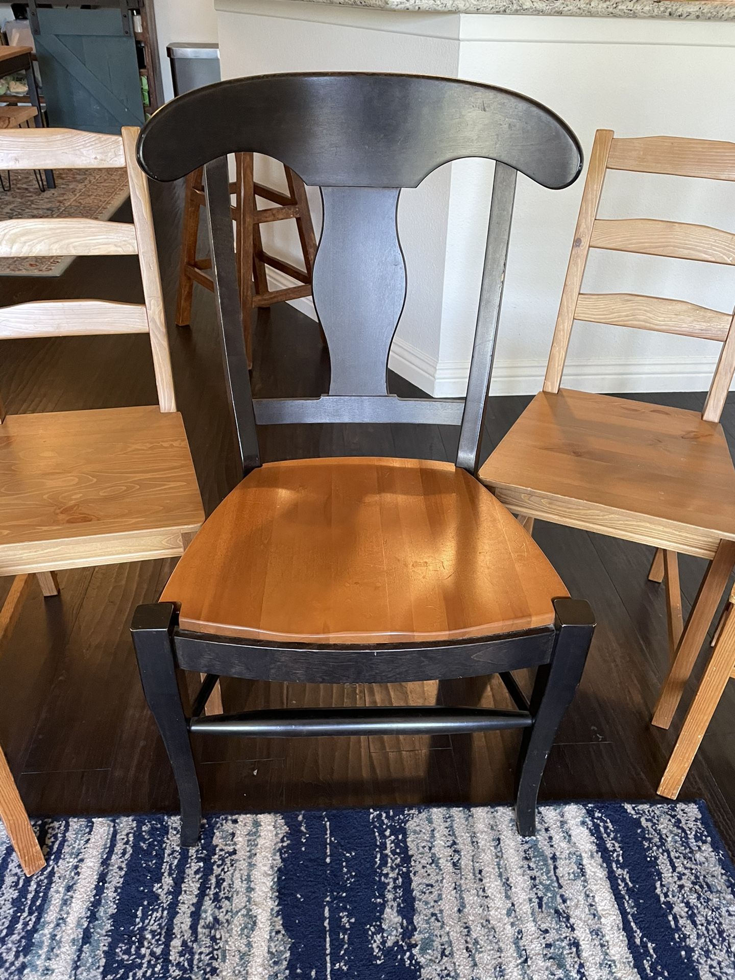 Wood Chair - Just The Middle One
