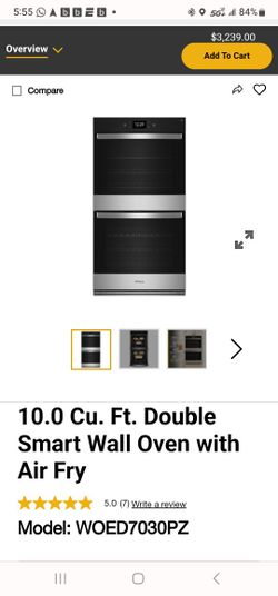 Double Wall Oven With Air Fryer