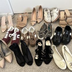 Women's shoe lot - sizes 7.5/8 (price Is for everything)