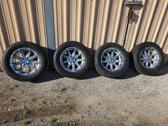 GMC or CHEVROLET 6 LUG WHEELS N TIRES