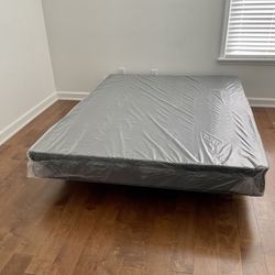 Queen Size BOX SPRINGS Foundation for Mattress New Of Factory With it's Plastic Available In All Size Delivery Same Day