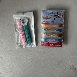Watch Bands and Disney Planes Bracelets