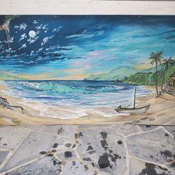 Painting  Original Signed Art 4x8