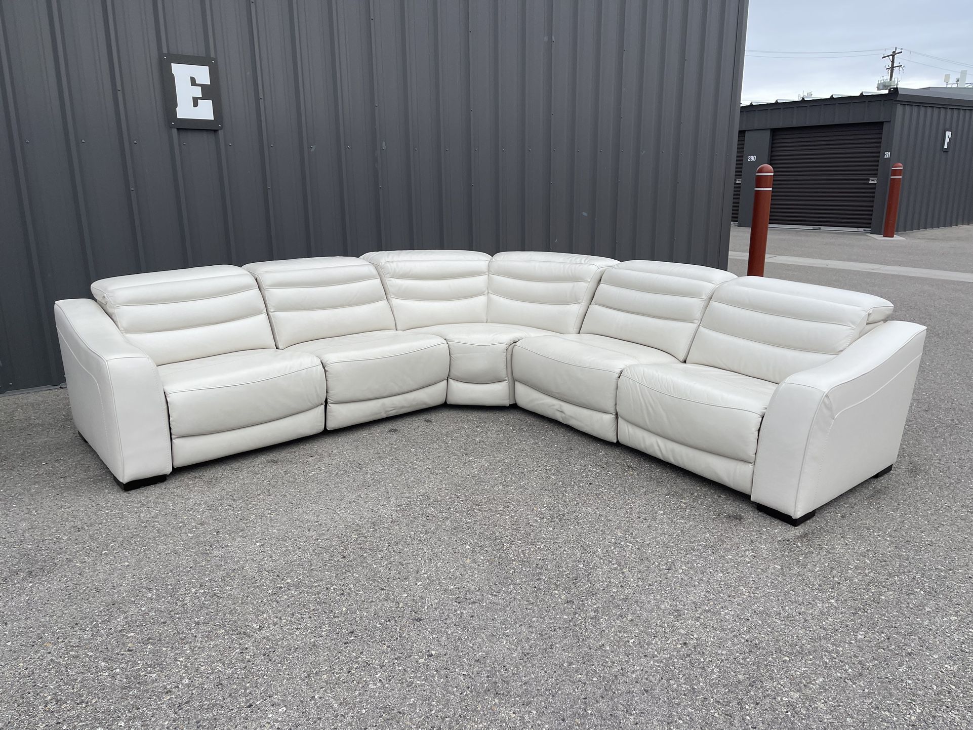 Costco Leather Electric Reclining Sectional - Free Delivery