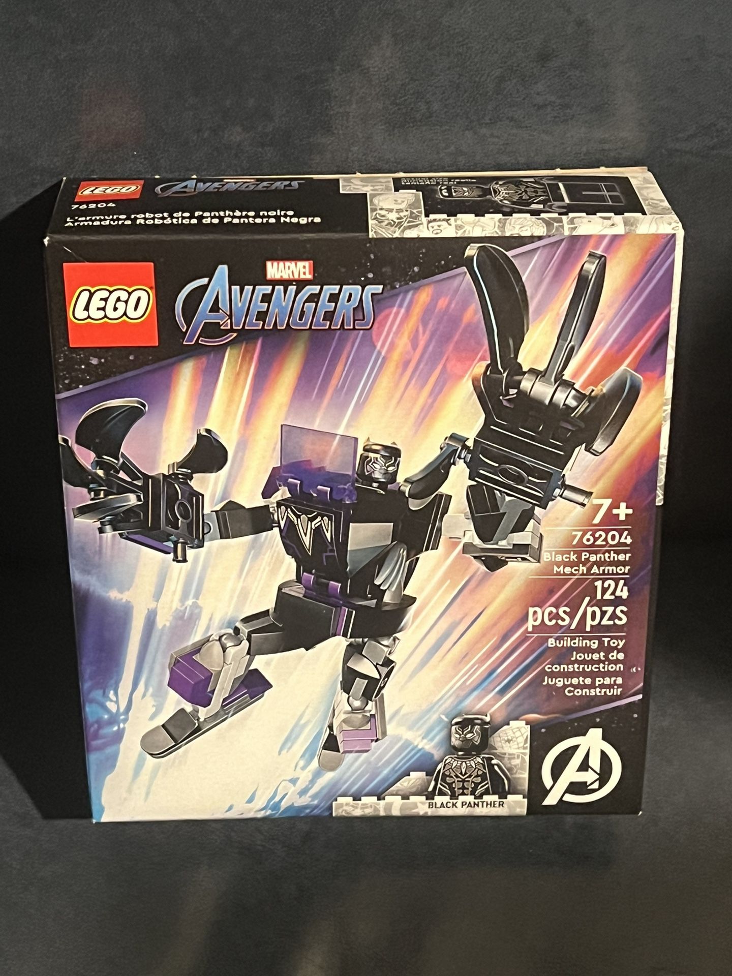 New Lego Marvel Avengers 76204 Black Panther Mech Armor NIB