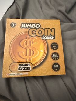 Jumbo Coin Squish Slow Rise Squishy Toy