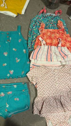 6 Piezas Ropa Par Nińa Verano Talla 12 Meses 