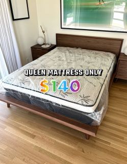 New Queen mattress only $140