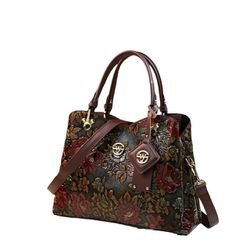 NWT Andrea’s Deals Vintage Flower Pattern Handbag, Classic