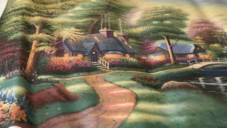 Oil on canvas hand painting