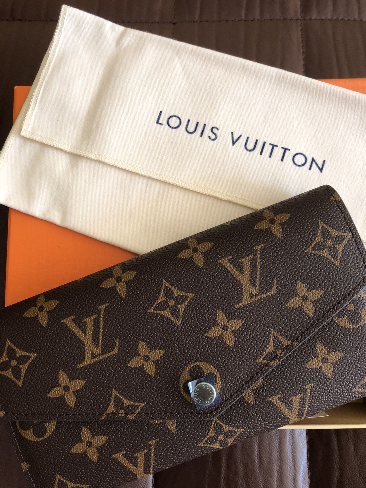 Louis Vuitton Wallet Purse Brown Monogram New