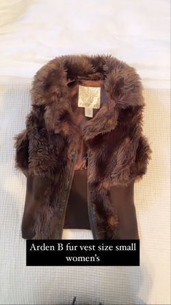 Arden B Fur vest women’s