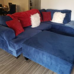 Blue Living Room Couch