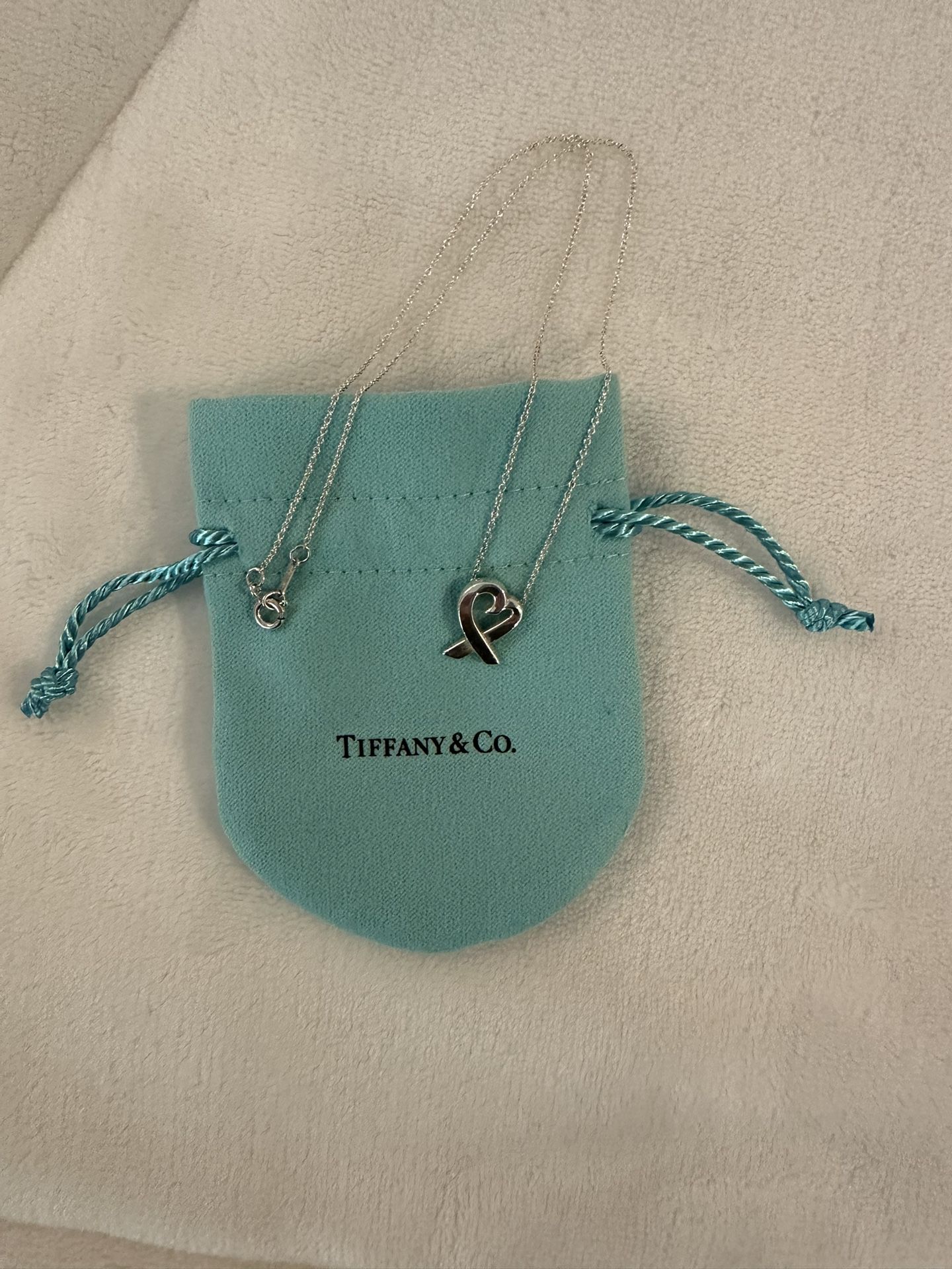 Tiffany & Co Paloma Picasso Loving Heart Necklace - Perfect Condition