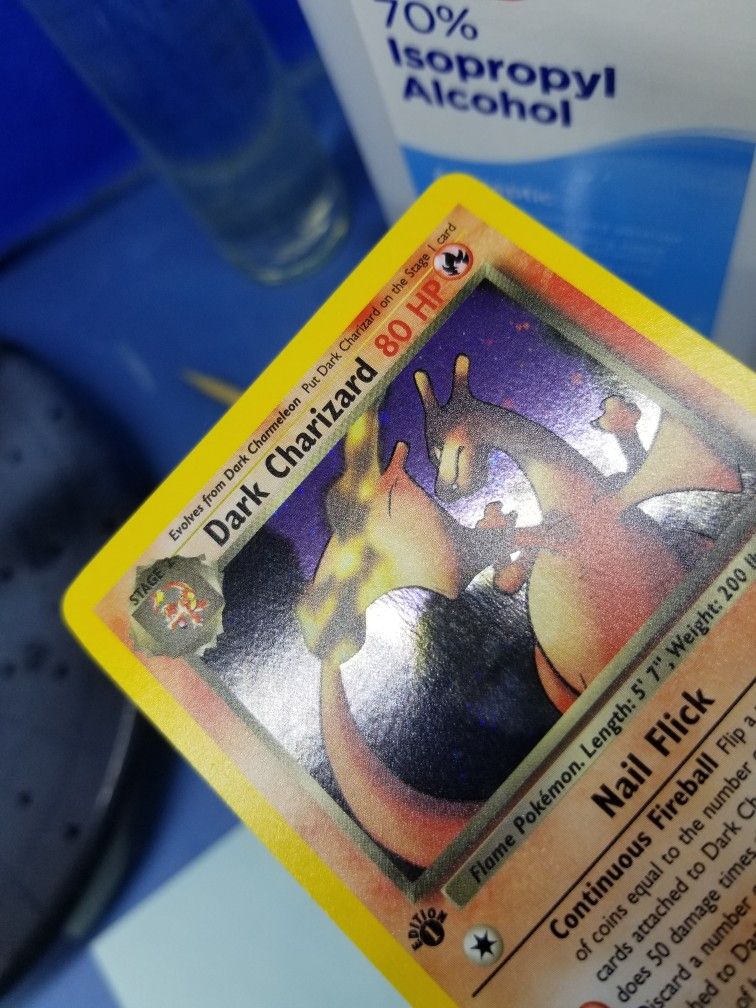 Pokemon Team Rocket 1st Edition Dark Charizard 4/82