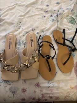 Two Pairs of Women's Sandals