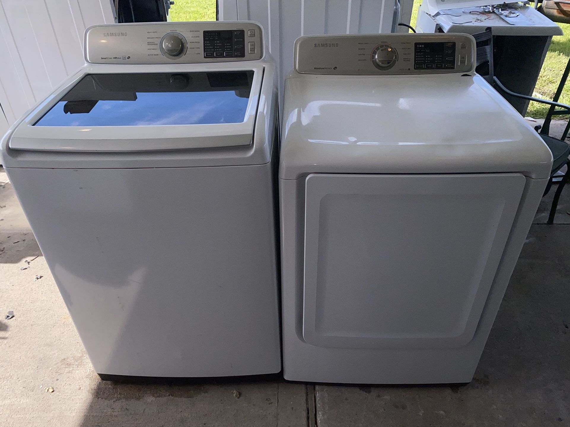 Large Capacity Samsung Washer And Electric Dryer