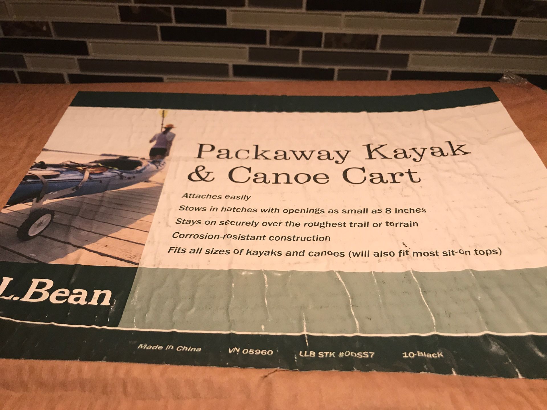 New in Box Packaway Kayak and Canoe Cart