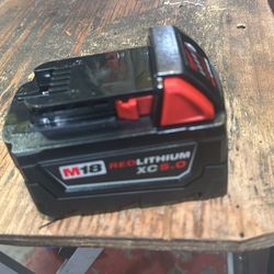 Milwaukee m18 5.0ah battery $95 (financing available)