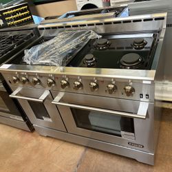 48 inch wide stainless steel Gas stove NXR