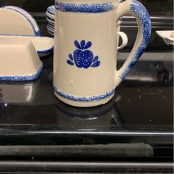 Cups Saucers Butter Dish Milk Pitcher
