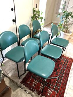 Chairs  brewer medical  side chair metal and leather  seat very good condition