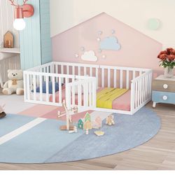 Twin Size Kids Floor Bed Frame