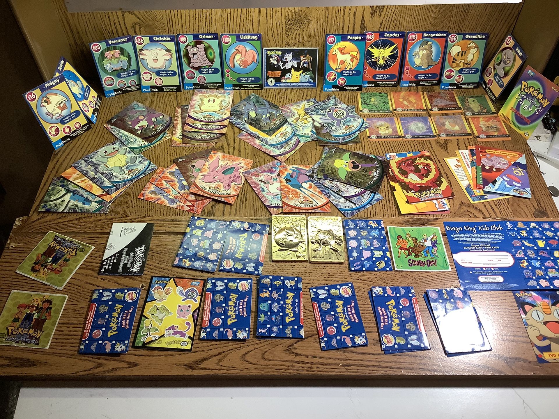 Pokémon collection 22 karat gold